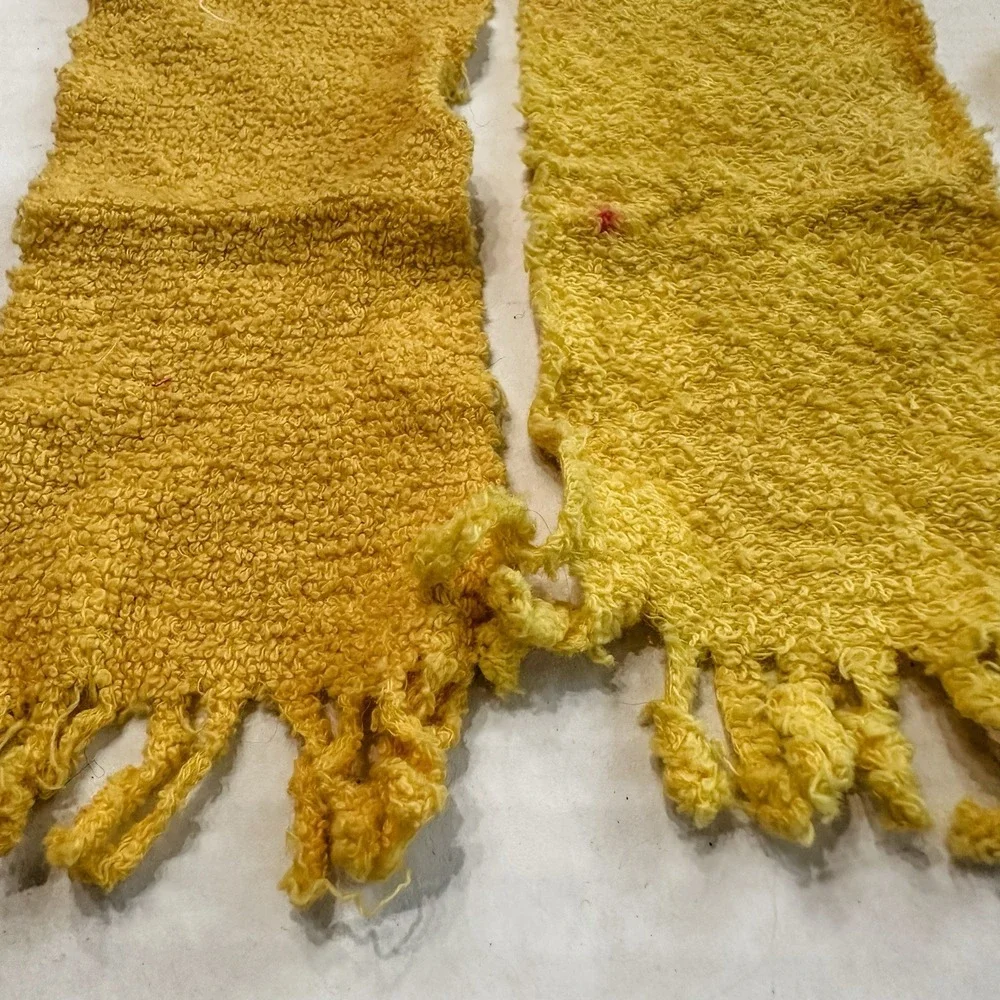 Vintage Barbie Ken Francie‎ Clone Towel Beach Towel Yellow White Blue Lot